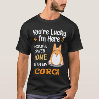 32 Jij Bent Gelukkig Corgi T-shirt