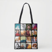 32 Photo Double Sided Black Carry Bag Draagtas (Voorkant)