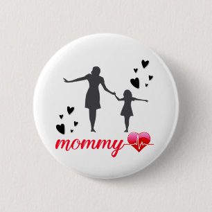 32.Proud mama, moederdag, mam cadeaus, mam cadeaus Ronde Button 5,7 Cm