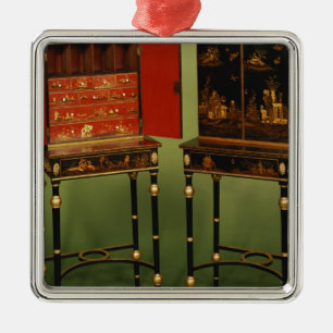 32:Two Chinoiserie cabinets, c.1770 Metalen Ornament