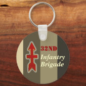 32e brigade van de infanterie sleutelhanger (Voorkant)