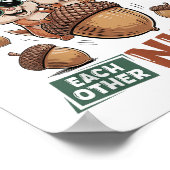 32e bruiloft Jubileum 32 jaar koppel matching Poster (Hoek)