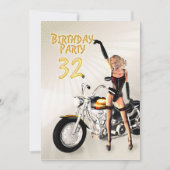 32e fête d'anniversaire Invitation (Devant)