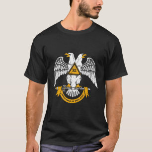 32e graad Masonic Scottish Rite Wings Down Fathe T-shirt