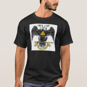 32e graad Schotse Rite Zwarte Adelaar T-shirt