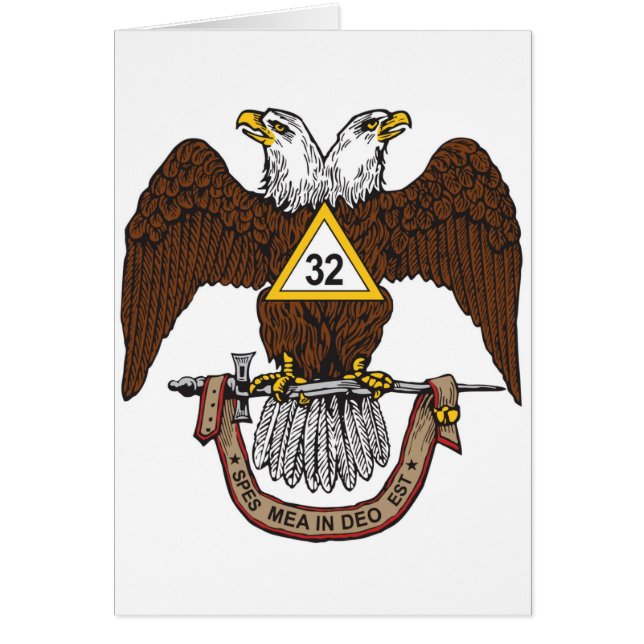 32e graads Scottish Rite Brown Eagle (Voorkant)