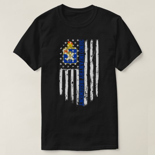 32e infanteriestelsel Amerikaanse vlag Pullover (Design voorkant)