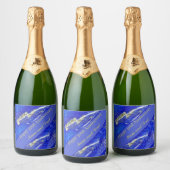 32e Jubileum voor bruiloft, bewerkbaar Sparkling Wijnetiket (Flessen)