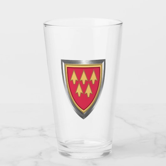 32e luchtweercommando Gepersonaliseerd patch Glas (Voorkant)