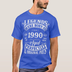 32e verjaardag T-shirt legenden geboren in 1990 3