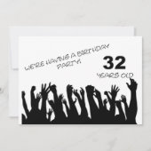 32ème invitation à la fête avec foule (Devant)