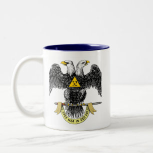 32nd Degree Scottish Rite Zwarte Adelaar Mok