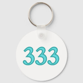 333 Engelnummer Spiritueel Bewustzijn Sleutelhanger