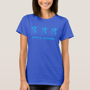 333 (JAARNUMMER) Synchroniciteit, blauw - T-shirt
