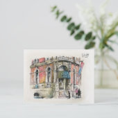 33 : Briefkaart van de juwelenwinkel (Staand voorkant)