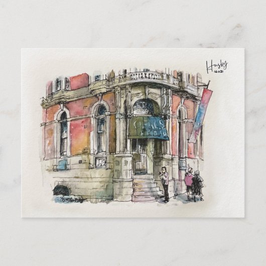 33 : Briefkaart van de juwelenwinkel (Voorkant)