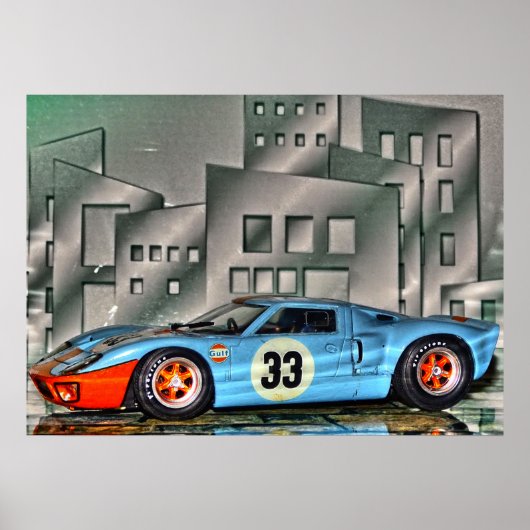 # 33 - Digital Artwork Jean-Louis Glineur Poster (Voorkant)