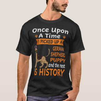 33 Eens Heb Ik Een Duitse Herder Opgepakt T-shirt