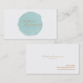 33 Elegant Waterverf Visitekaartje (Voorkant / Achterkant)