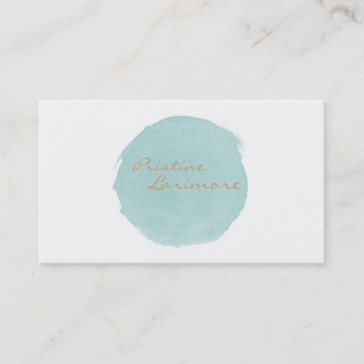 33 Elegant Waterverf Visitekaartje (Voorkant)