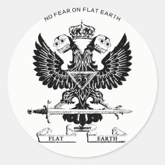 33 GRAAD Dubbele kop Fepe Sticker (Voorkant)