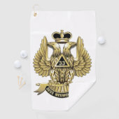 33 graden vrijmetselaar golfhanddoek (Insitu)