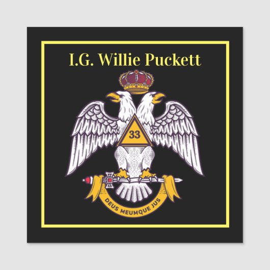 33 Gradennaamlabel Naamplaatje (Voorkant)