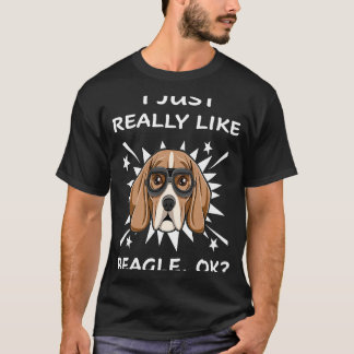 33 Ik hou echt van Beagle T-shirt