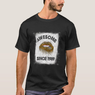 33 jaar oude verjaardag Geweldige sinds 1989 T-shirt