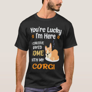 33 Jij Bent Gelukkig Corgi T-shirt