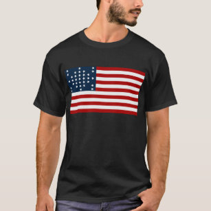33 Star Fort Sumter American Civil War Flag T-shirt