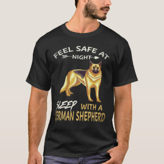 33 Voel je veilig 's nachts Slaap met een Duitse h T-shirt