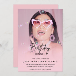 33e anniversaire invitation Anniversaire Dîner Pho