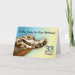33e carte d'anniversaire