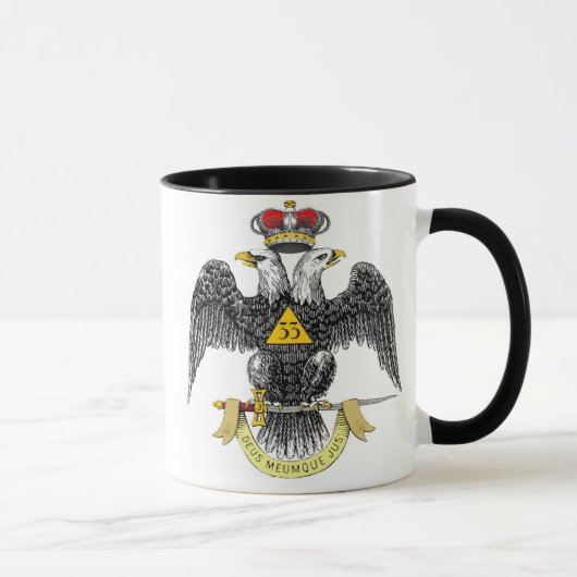 33e graads Scottish Rite Black Eagle Mok (Rechts)