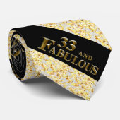 33e verjaardag stropdas (Opgerold)