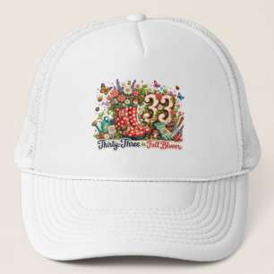 33e verjaardag Tuinieren Cadeau Hoed voor Plantenl Trucker Pet