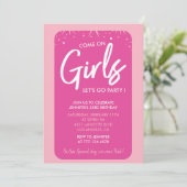 33e verjaardag uitnodigingen Elegant Meisje Hot Pi (Staand voorkant)