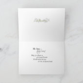 3454 Il est Risen Carte de Pâques chrétienne (Intérieur)