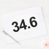 34.6 OVALE STICKER (Envelop)