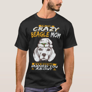 34 Ik ben de gekke Beagle-mama Beagle T-shirt