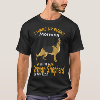 34 Ik word elke ochtend wakker met een Duitse herd T-shirt