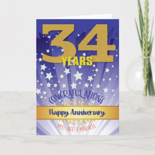 34 Jaar Hersteljubileum Vet Numeriek Kaart