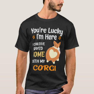 34 Jij Bent Een Geluksvogel Corgi T-shirt