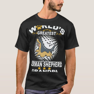 34 Werelds Beste Duitse Herders-Opa Duits T-shirt