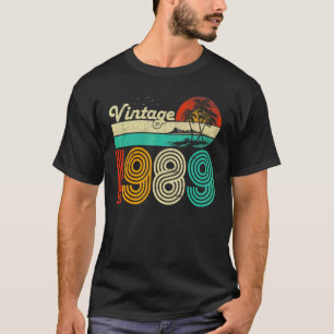 34e geboortedag 1989 34-jarige Mannen vrouwen T-shirt