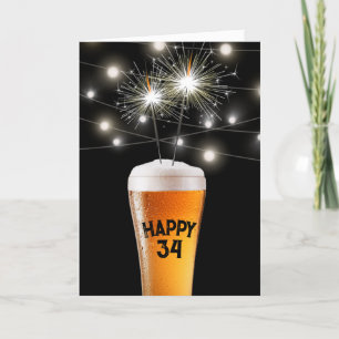 34e jaarsparkler in bier kaart