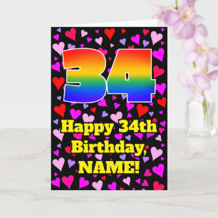 34e verjaardag: Heatten, regenboognr. 34 Kaart