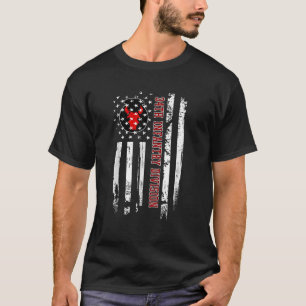34th Infantry Division Veteran USA Vlag Veterans D T-shirt