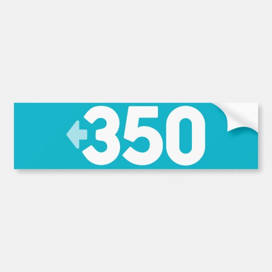350 Bumpersticker (Voorkant)